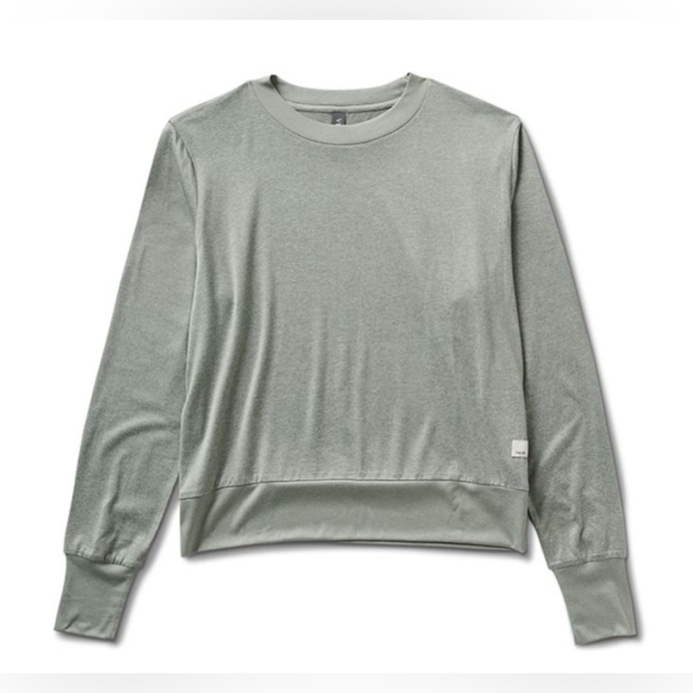 Vuori Women’s Daydream Crew Eucalyptus Heather Size XL
